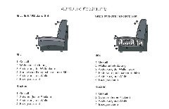 3613 von Carina - Polstergarnitur brandy