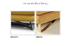 Cezanne von Calia Italia - Leder-Duo senape