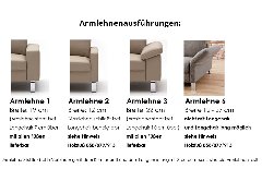 Colien von Lebenswert - Wohnlandschaft Ausführung rechts grey