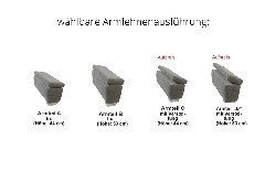 7696 von ALINA - Wohnlandschaft rechts moos-grau