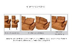 7102 von K+W Polstermöbel - Eckcouch links kaktus