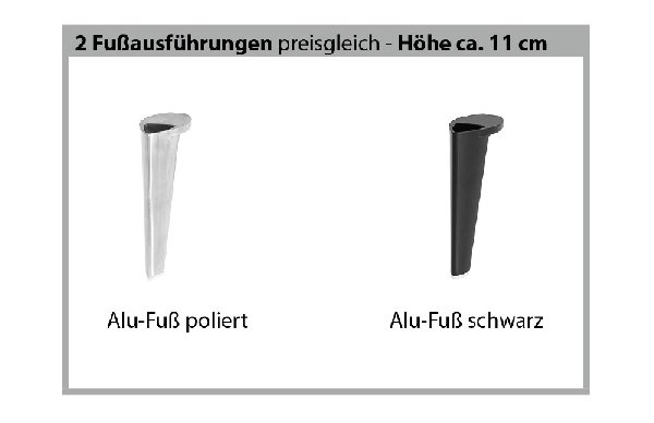 Fußausführung