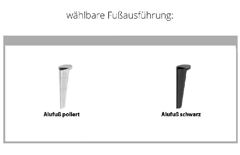 Fußausführung