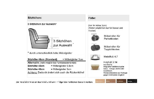 Fußausführung