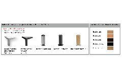 PN-EM19075 von Polinova - Ledersofa Variante rechts charcoal