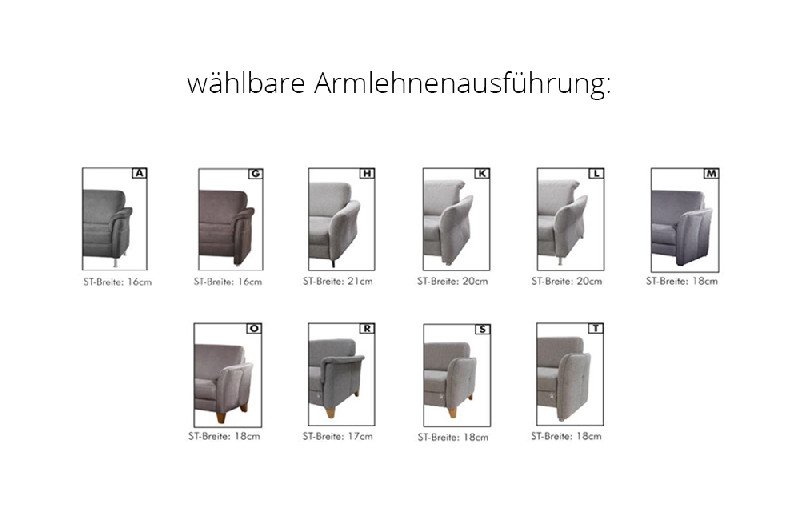 Armlehnenausführung