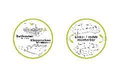Brixen von Job - Wohnlandschaft Variante rechts braun
