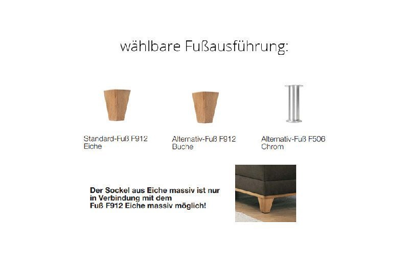 Fußausführungen