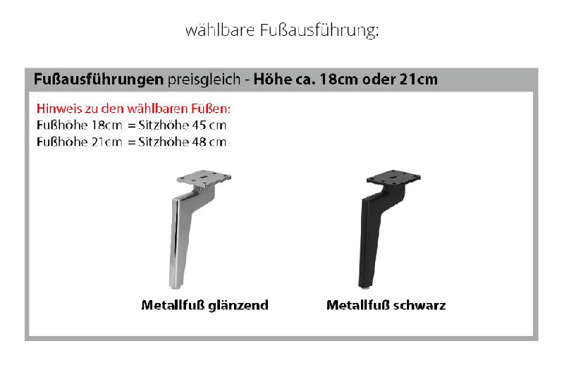 Fußausführung