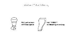 Ferrara von Schröno - Polstersofa rot gemustert