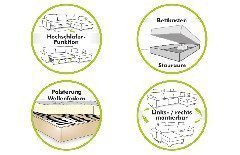 Udine von Job - Ecksofa hellbraun