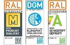 Mia-LE20 von Polsteria - Eckgarnitur Variante rechts graphite