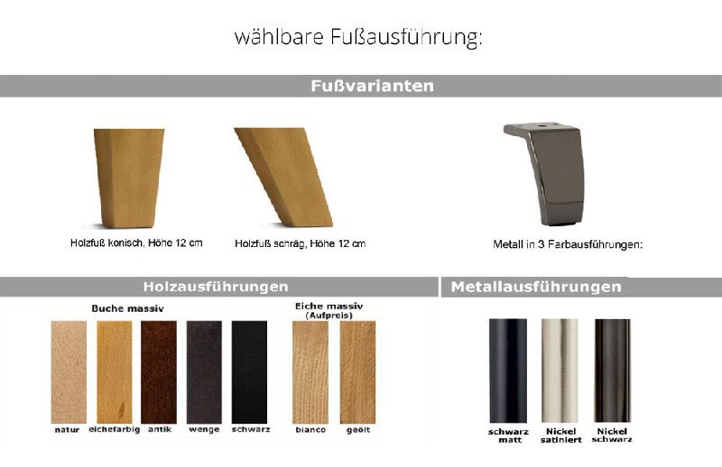 Fußausführung