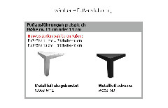 PN-EM21079 von Polinova - Ledersofa Variante rechts ecru