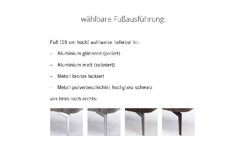 Fußausführung