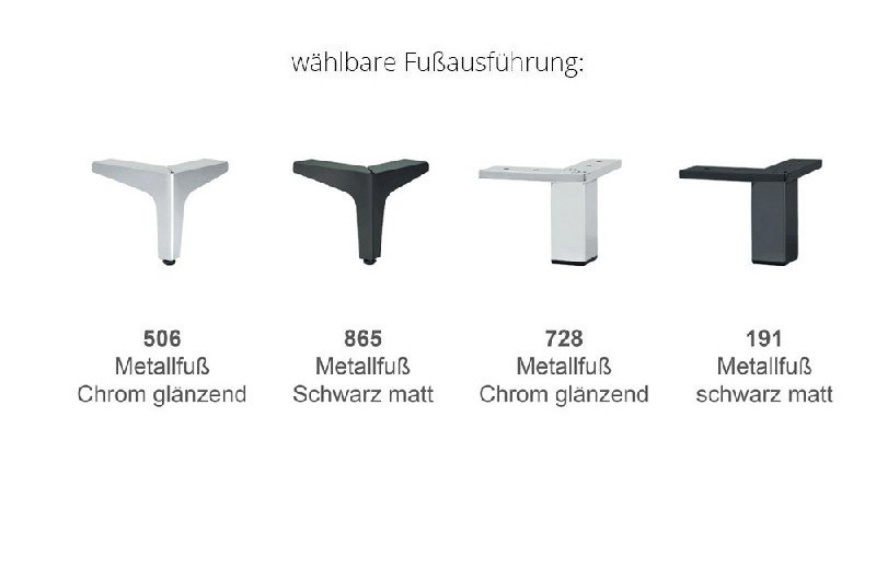 Fußausführung