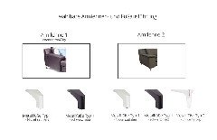 Prisma 1 von Polsteria - Ledergarnitur Ausführung rechts anthrazit