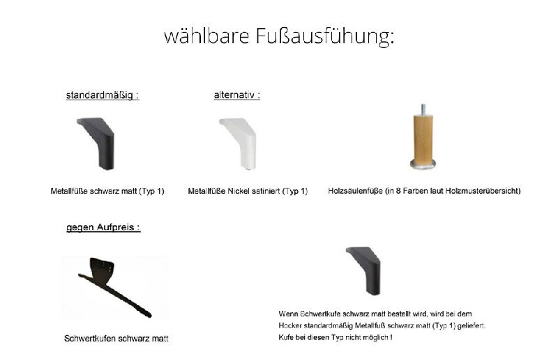 Fußausführung