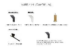 Lorenzo von Polsteria - Ledergarnitur grey-blue