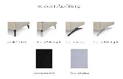 1178 von Himolla - Ledersofa Ausführung links mais