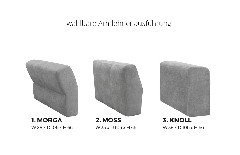 Morga von Vilmers - Bigsofa steel grey