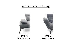 Dayton von Poco - Polsterecke rechts taupe