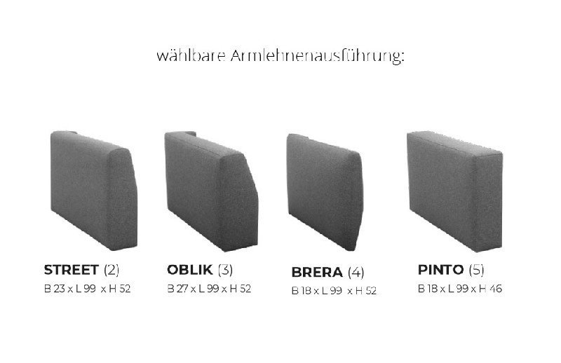 Armlehnenausführung