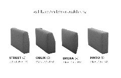 Tailos S von Vilmers - Eckgarnitur mit Hocker dirty sand