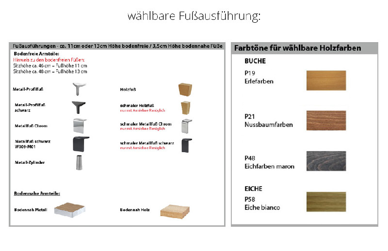 Fußausführung