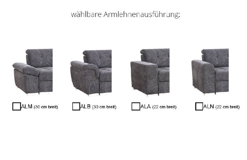 Armlehnenausführung