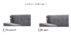 Delta-LE23 von Grant Factory - Ecksofa rechts grau