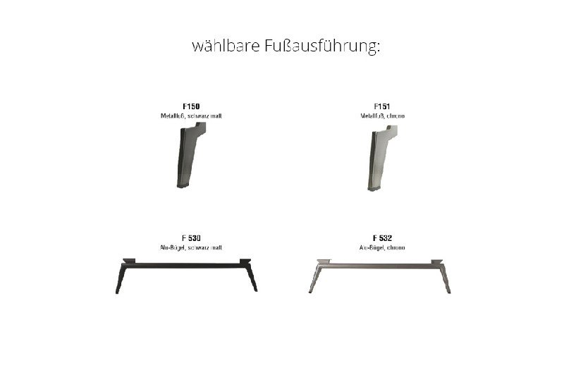 Fußausführung