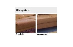 Rhodos von Dietsch - Ecksofa Variante links tabac