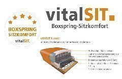 Rhodos von Dietsch - Ecksofa Variante links tabac