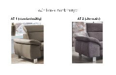 Tonga 2032 von Polsteria - Polsterecke Ausführung rechts grey-blue