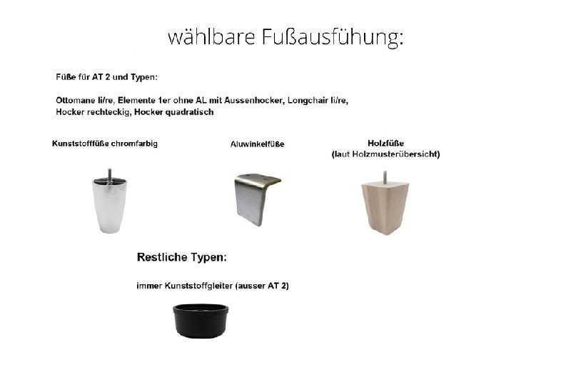 Fußausführung