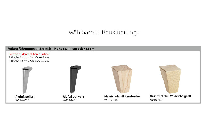 Fußausführung