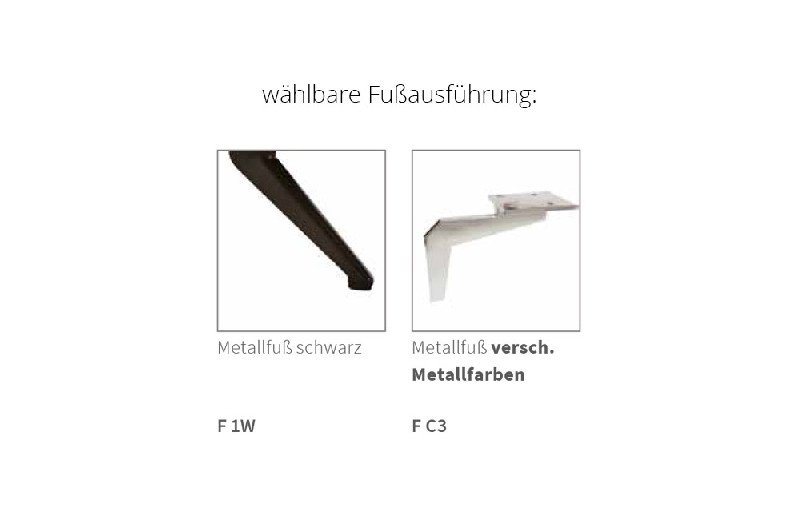 Fußausführung