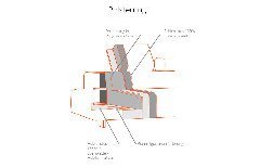Dragees von Calia Italia - Ledersofa bianco-puro