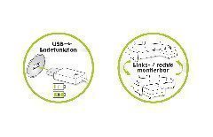 Larido aus der Kollektion Letz - Eckgarnitur rechts grau-weiß