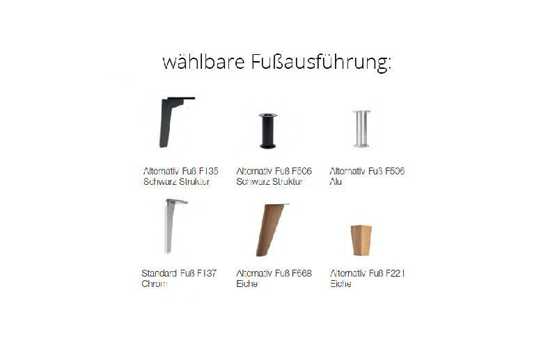 Fußausführungen