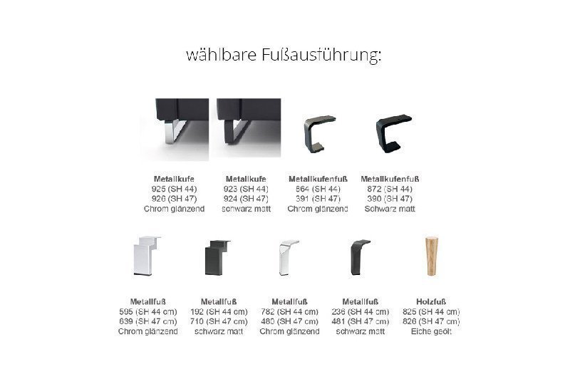 Fußausführung