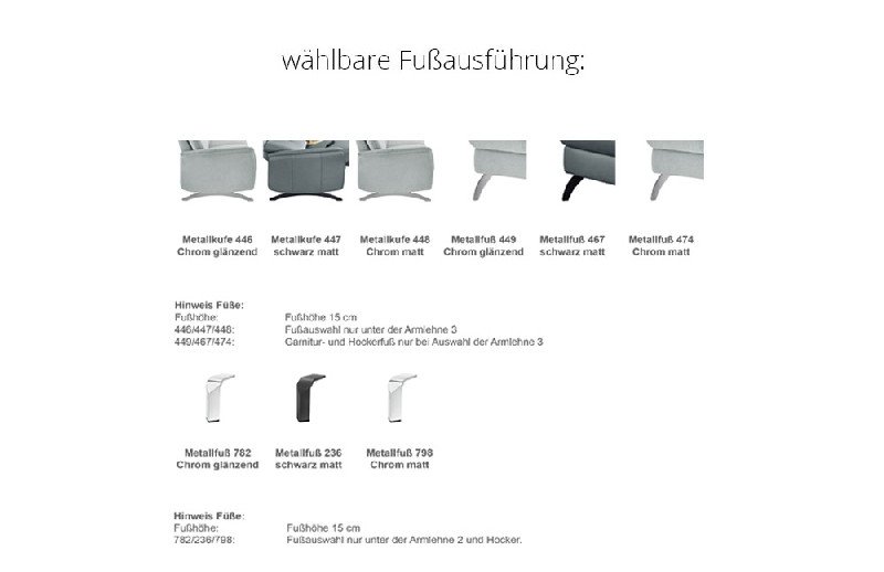 Fußausführung