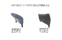 Salvia von ADA Mindful Living - Eckgarnitur rechts pastel-blue