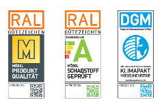 Tivoli-LE25 von ADA Mindful Living - Eckgarnitur rechts grey-white