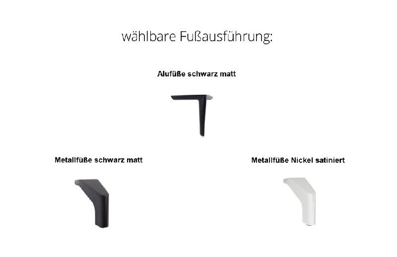 Fußausführung