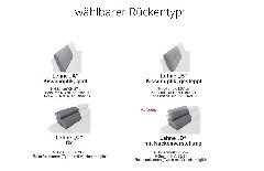 6296 von ALINA - Ecksofa agate-grey rechts