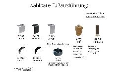 6627 von ALINA - Ecksofa silber rechts