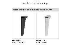 Sunfort von set one by Musterring - Ecksofa Variante rechts silver