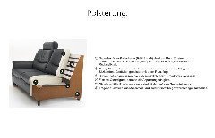 MR 260 von Musterring - Eckgarnitur links moos